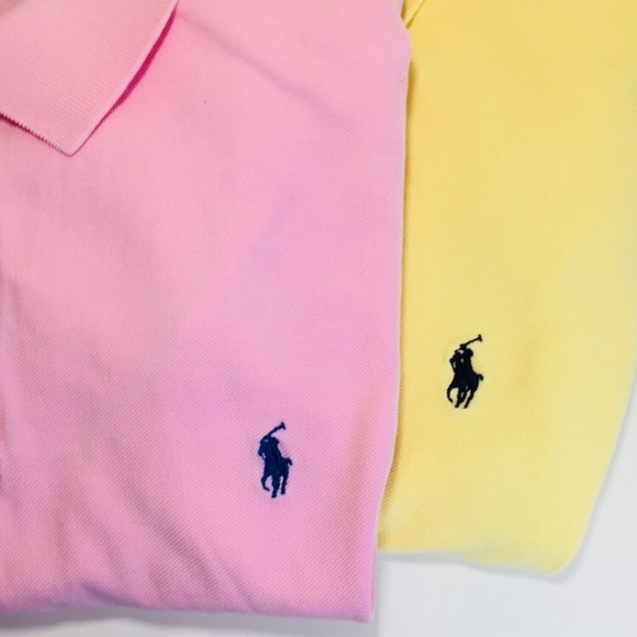 Polo Ralph Lauren Other - POLO by RALPH LAUREN - x 2 Pink Yellow Rugby